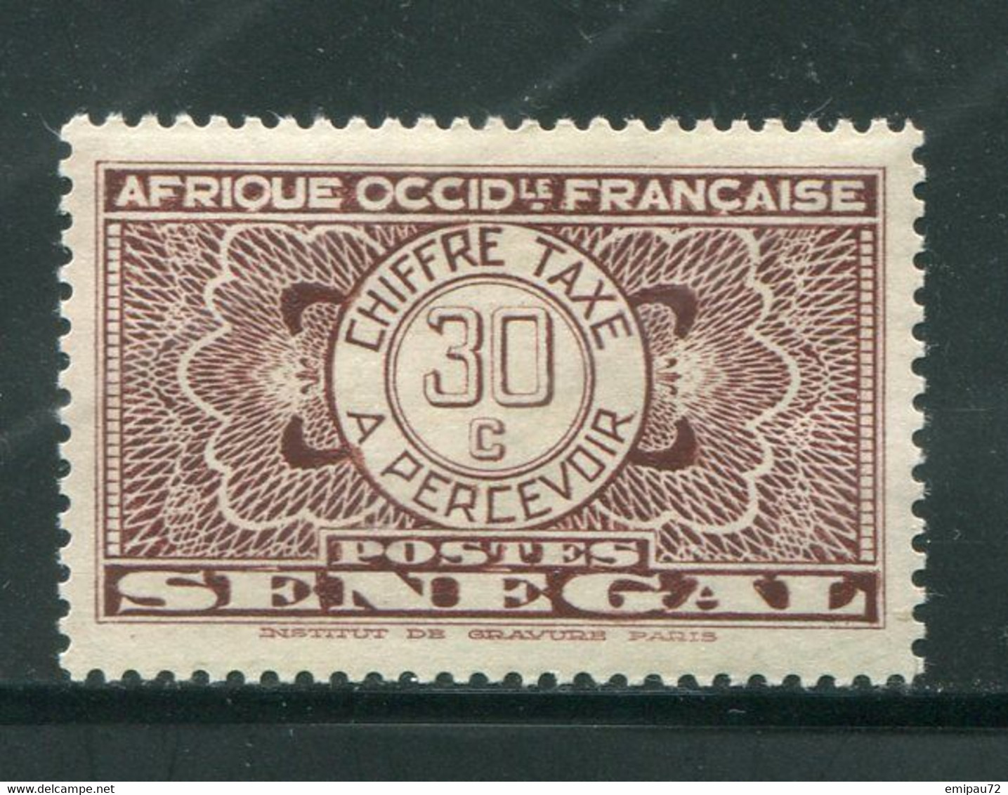 SENEGAL- Taxe Y&T N°26- Neuf Avec Charnière * (gomme Altérée) - Timbres-taxe