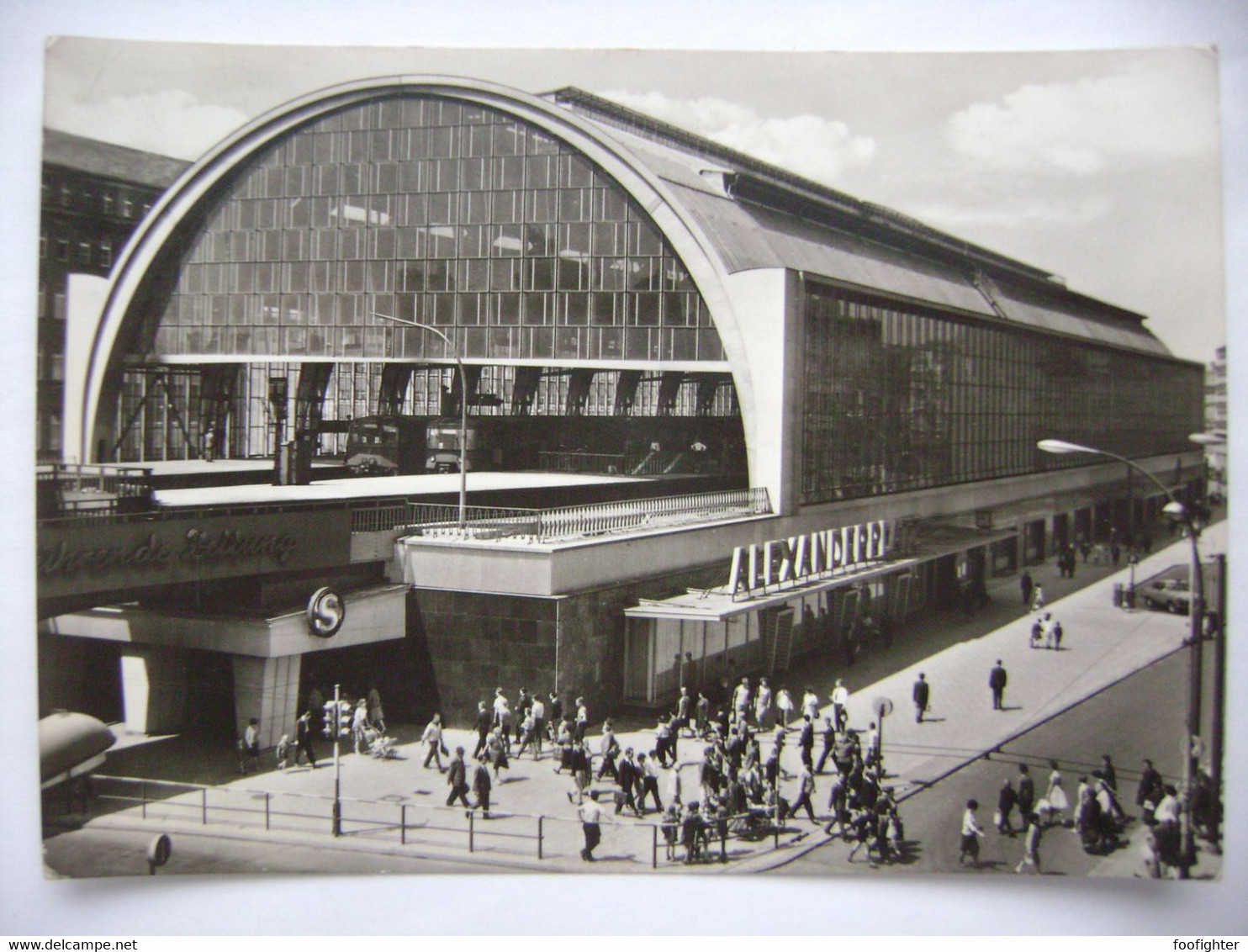 Germany DDR: BERLIN - S-Bahnhof Alexanderplatz - Posted 1966 - Autres & Non Classés