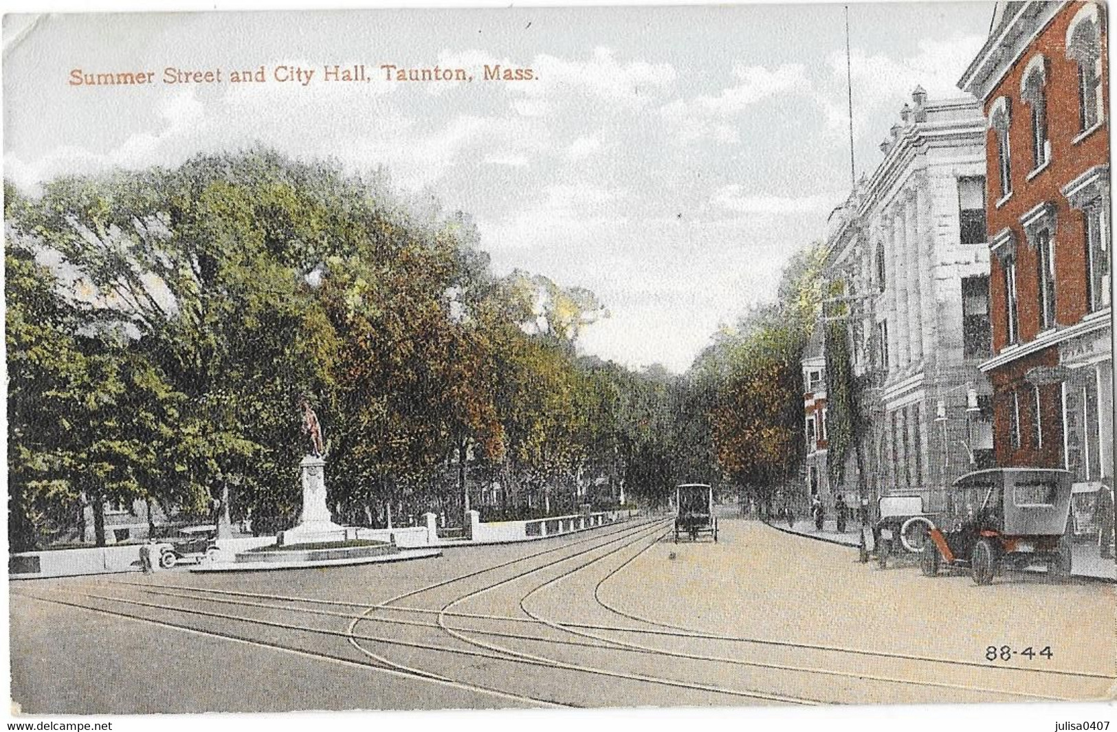TAUNTON (Etats Unis D'Amérique) Summer Street And City Hall - Other & Unclassified