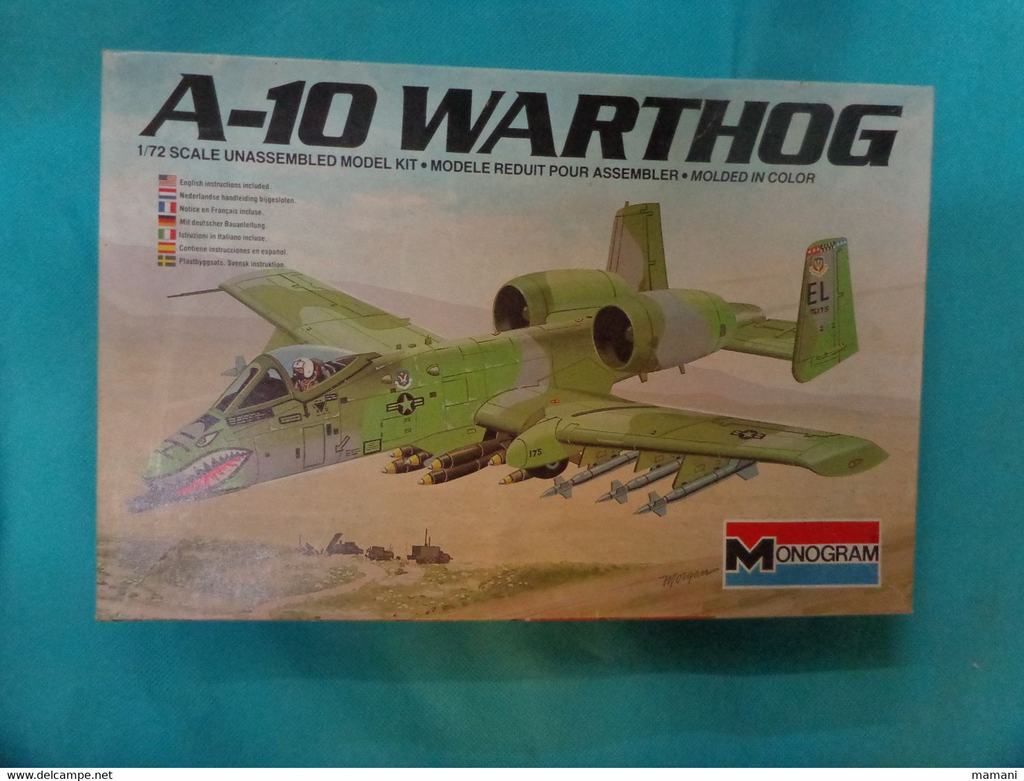 Maquette Plastique Monogram 1/72  Ref 5430 A-10 WARTHOG - Vliegtuigen