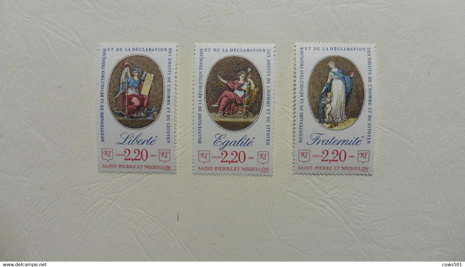 Amérique > St.Pierre Et Miquelon > Série 3 Timbres Neufs N° 499/501 - Verzamelingen & Reeksen