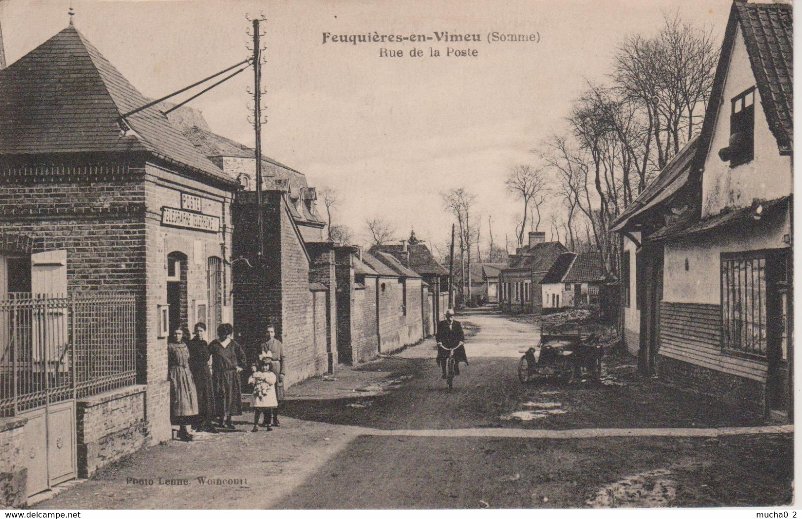 80 - FEUQUIERES EN VIMEU - RUE DE LA POSTE - Feuquieres En Vimeu