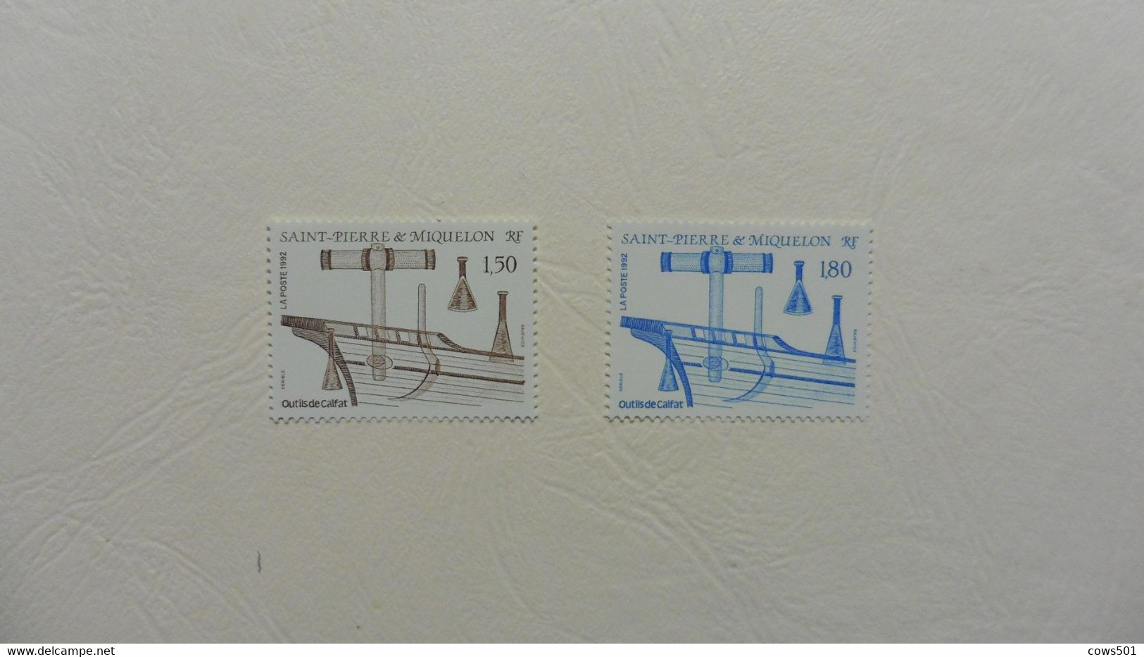 Amérique > St.Pierre Et Miquelon > Série 2 Timbres Neufs N°561-562 Outils De Calgat - Verzamelingen & Reeksen