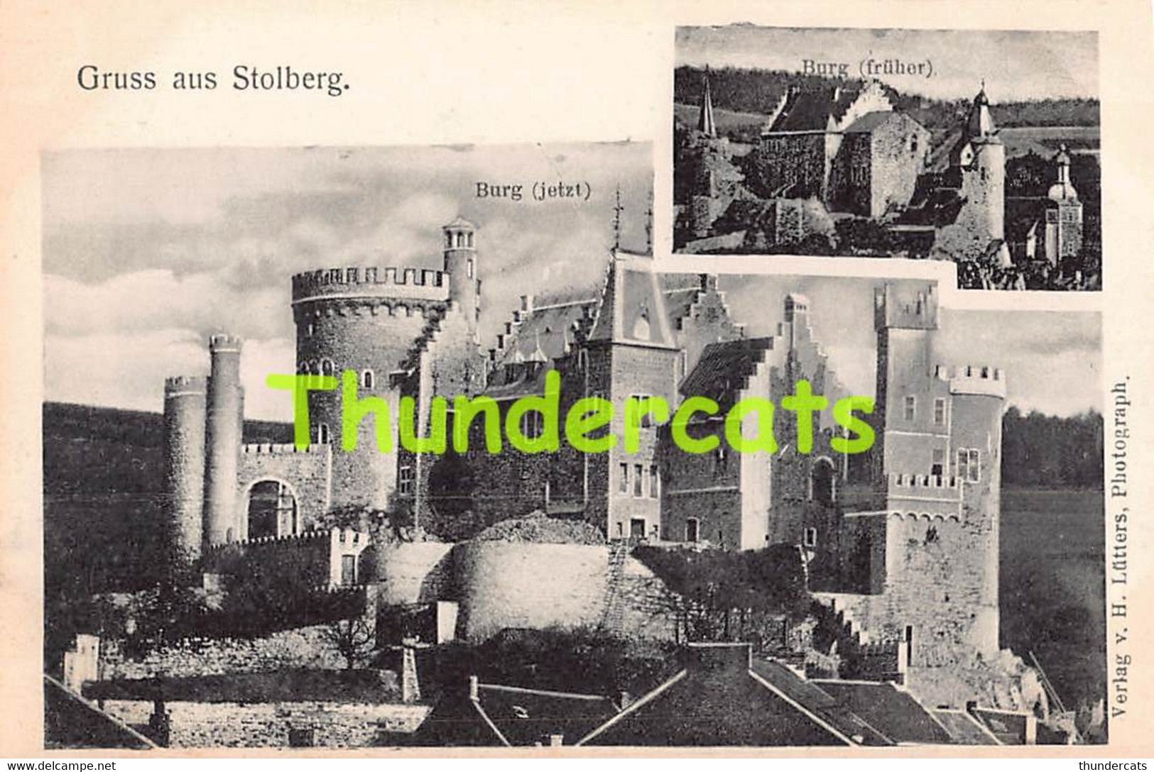 CPA GRUSS AUS STOLBERG BURG - Stolberg