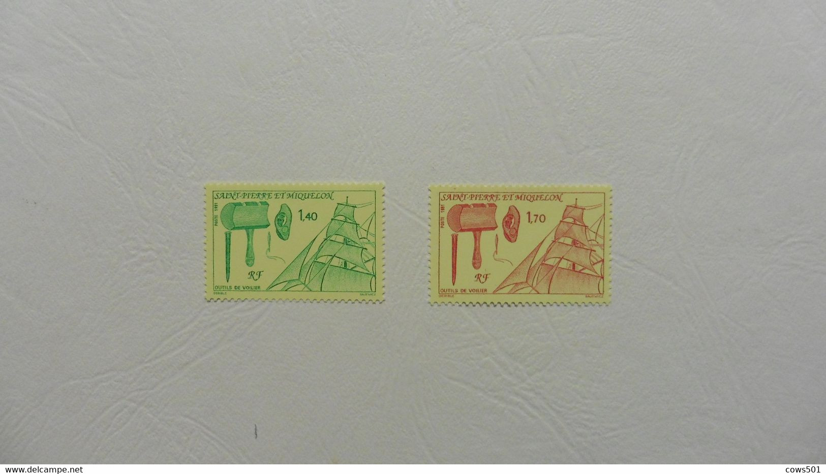 Amérique > St.Pierre Et Miquelon > Série 2 Timbres Neufs N° 535-536  Le Voilier - Collezioni & Lotti