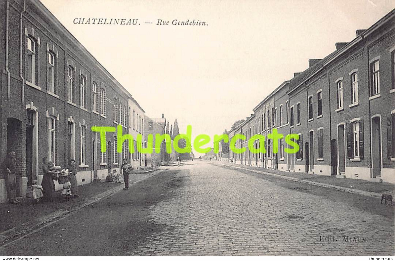 CPA CHATELINEAU RUE GENDEBIEN - Châtelet