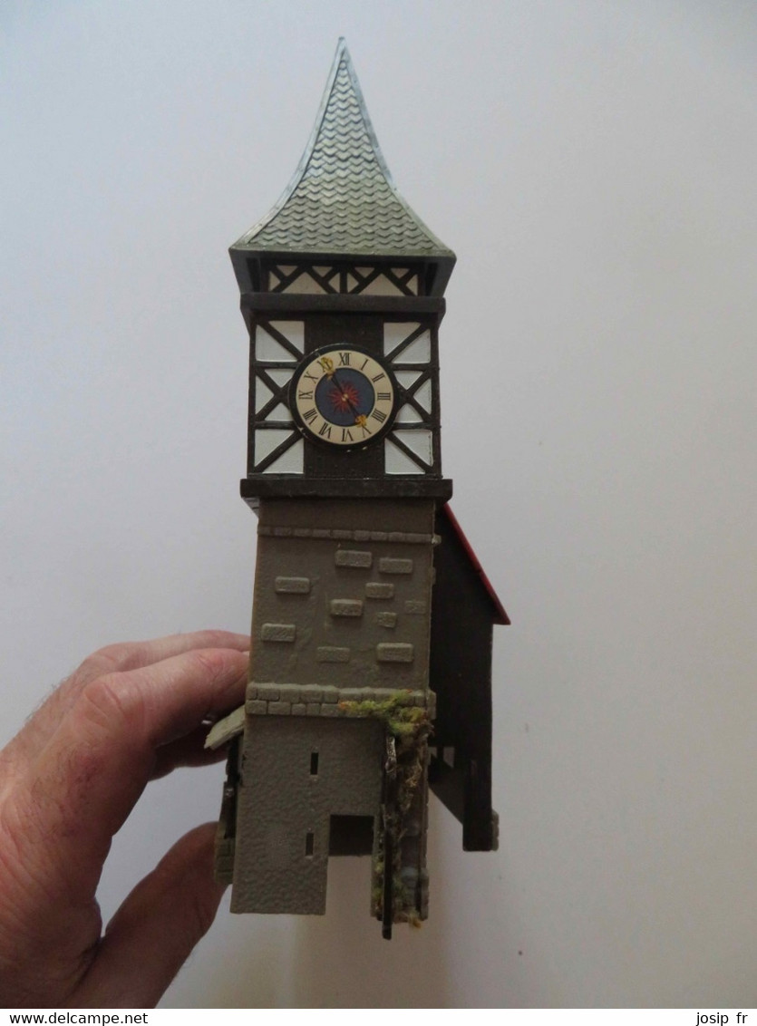 MODELISME FERROVIAIRE: MAQUETTE ÉGLISE FLANDRE-ALLEMAGNE- ALSACE   (FORMAT HO) - Versieringen