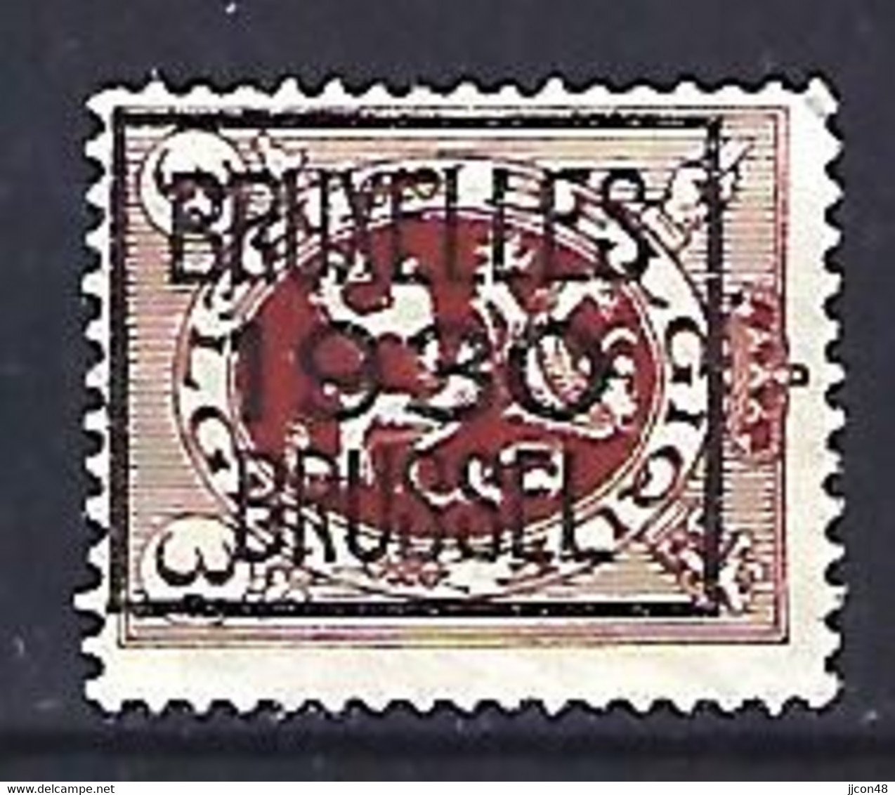 Belgium 1929  Precancel 3c (o) Mi.255  (Bruxelles 1930) - Roller Precancels 1930-..