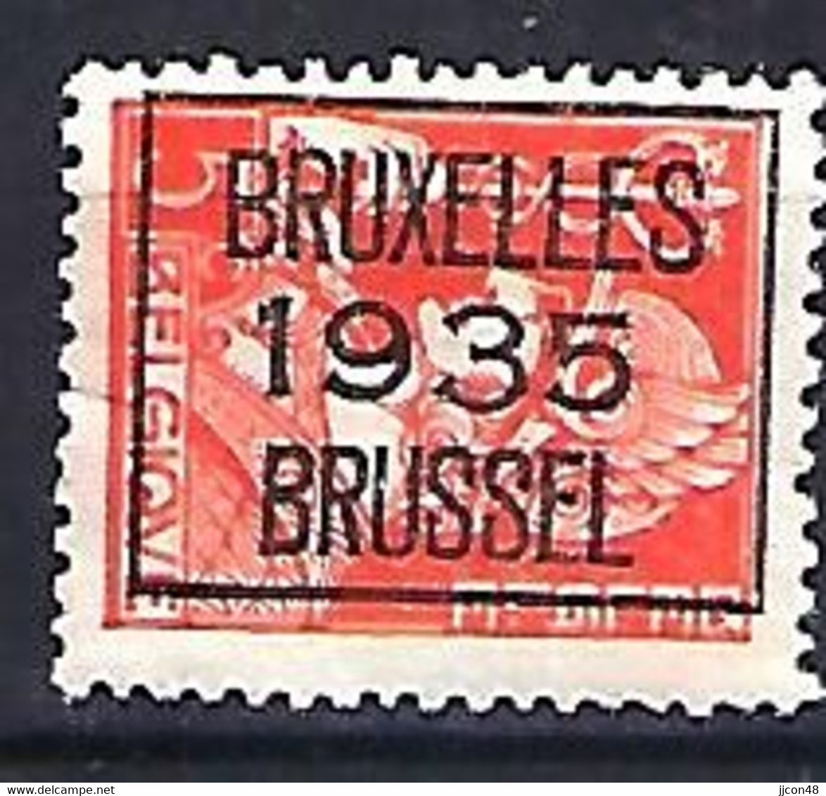 Belgium 1932  Precancel 5c (o) Mi.327  (Bruxelles 1935) - Roller Precancels 1930-..