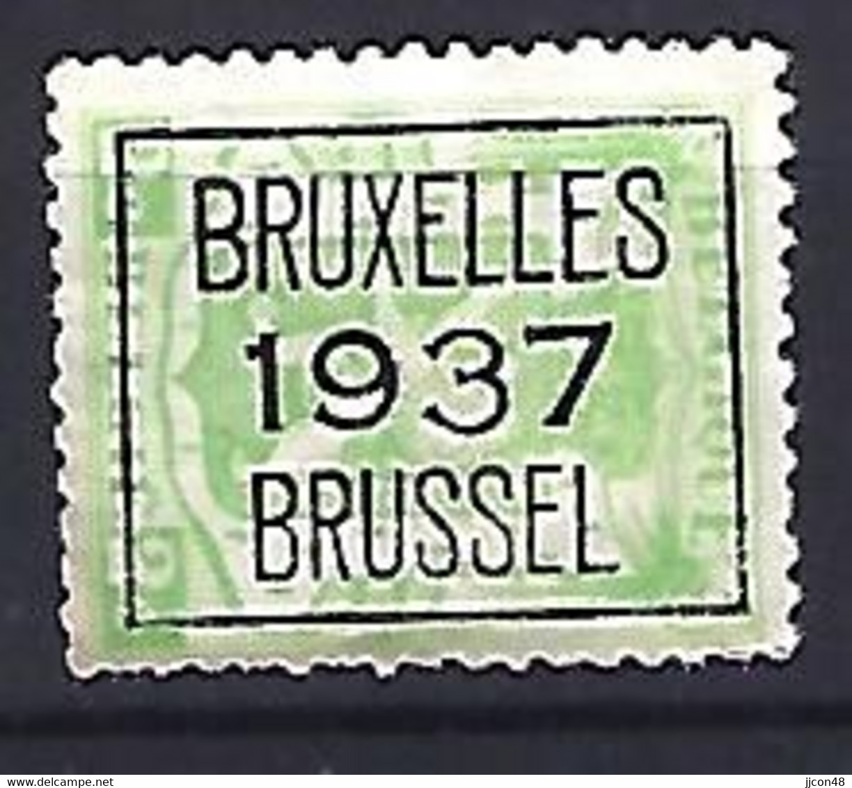 Belgium 1937  Precancel 2c (o) Mi.452  (Bruxelles 1937) - Roulettes 1930-..