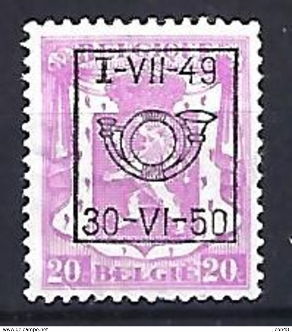 Belgium 1936  Precancel 20c (o) Mi.416  (I-VII-49 / 30-VI-50) - Roller Precancels 1930-..