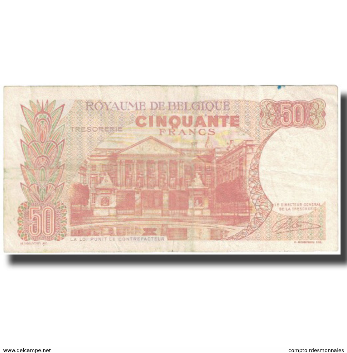 Billet, Belgique, 50 Francs, 1966, 1966-05-16, KM:139, TB - Andere & Zonder Classificatie