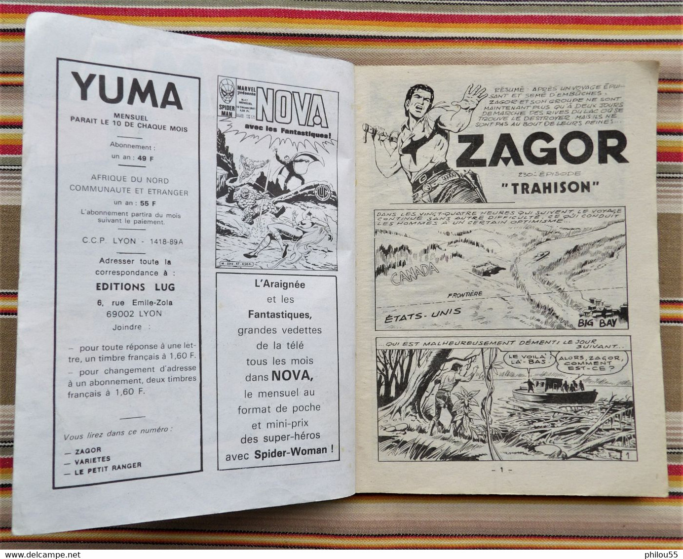 YUMA Mensuel  N° 230 1981 - Yuma