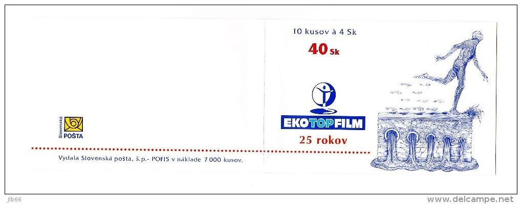 Carnet Festival Film Ekotopfilm 1998 De 10  Timbres C 280 / Booklet  Ekotopfilm1998  Mi 27 (322) - Ungebraucht