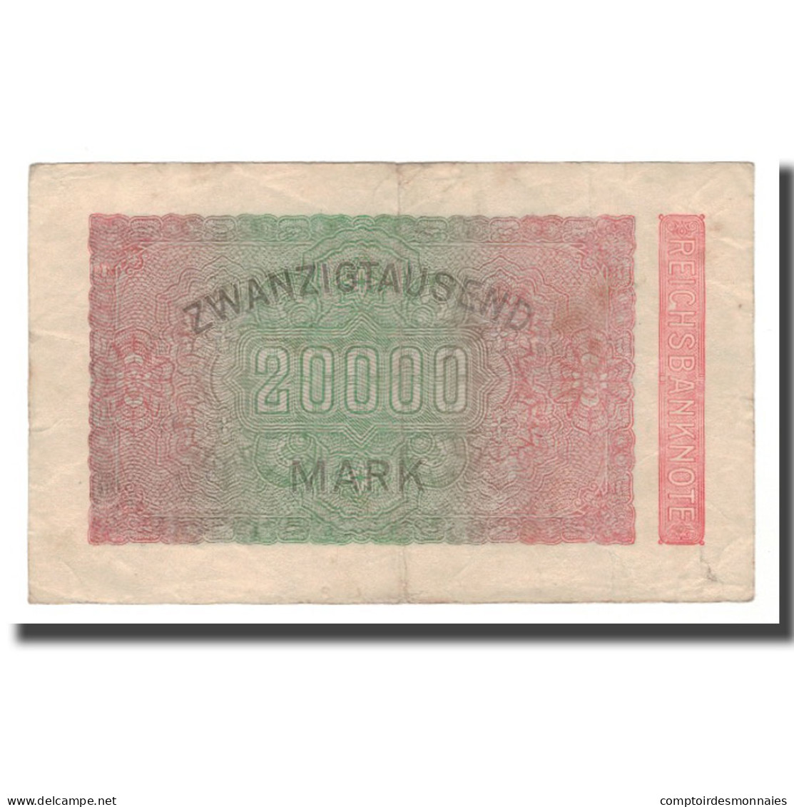 Billet, Allemagne, 20,000 Mark, 1923, 1923-02-20, KM:85c, TTB - 20.000 Mark