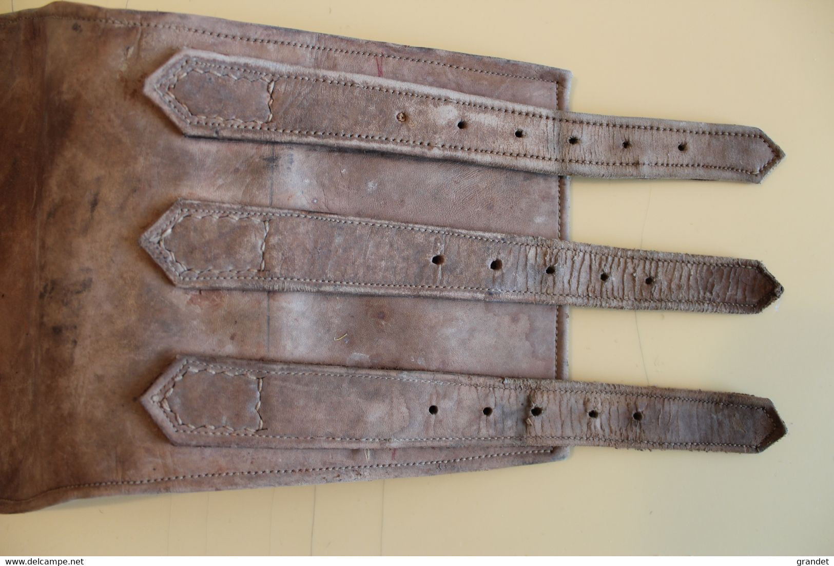 MOTO - MOTOCROSS - CEINTURE CUIR - ANNEES 1940 . - Motorräder