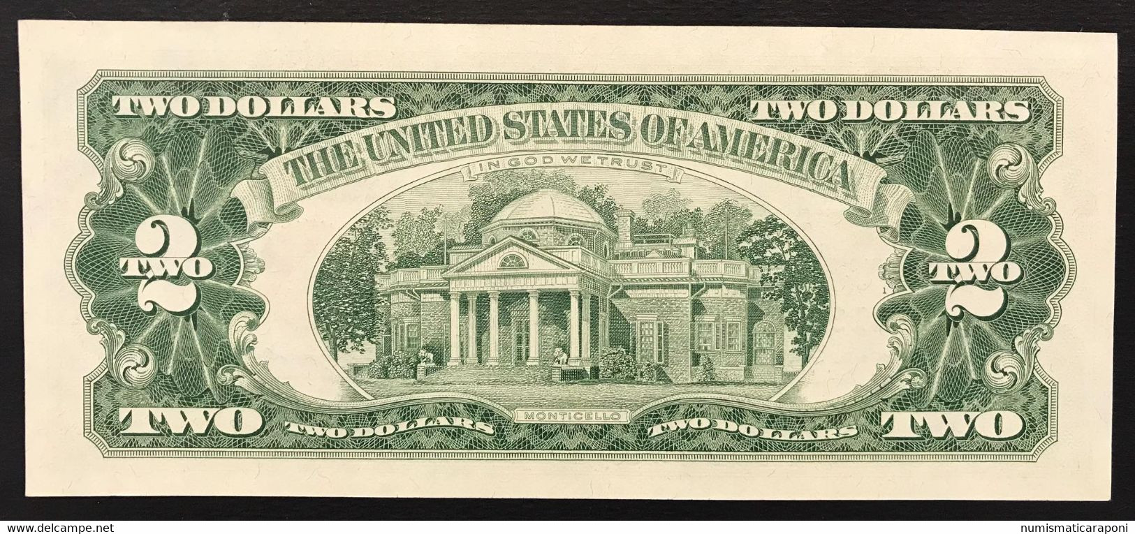 Usa U.s.a. Stati Uniti 2 $ DOLLARS 1963 Starnote STAR RED SEAL UNC LOTTO. 3134 - Silver Certificates (1878-1923)