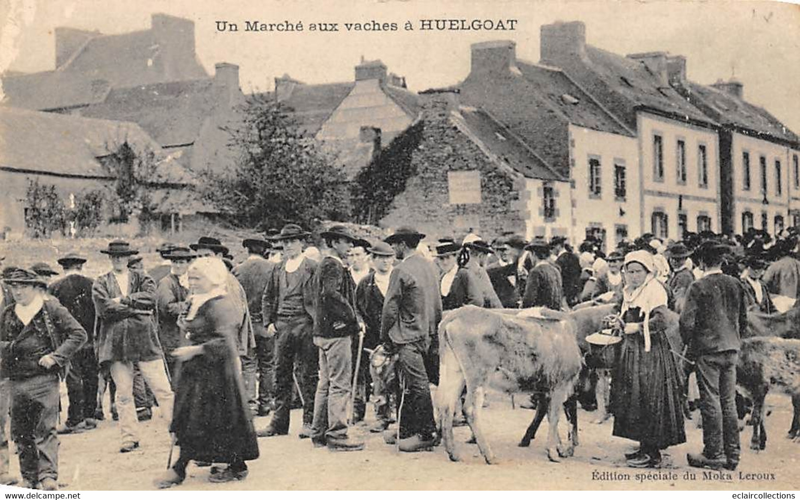 Huelgoat         29         Marché Aux Vaches        (voir Scan) - Huelgoat