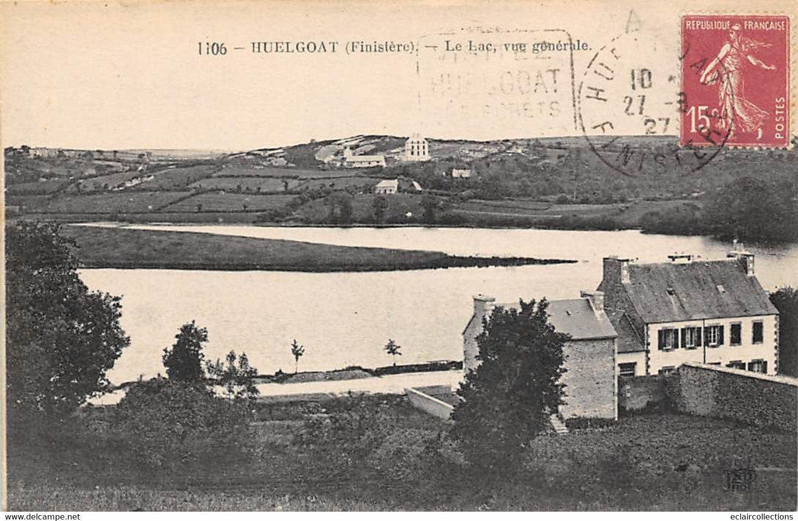 Huelgoat         29         Vue Générale      Le Lac N° 1106     (voir Scan) - Huelgoat