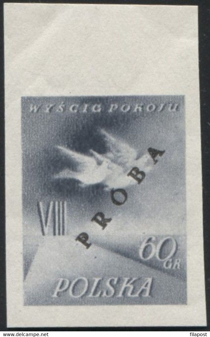 Poland 1955, Mi 905/6 VIII International Cycling Peace Race Original Proof Colour Guarantee PZF Expert Korszeń MNH** P30 - Proeven & Herdruk