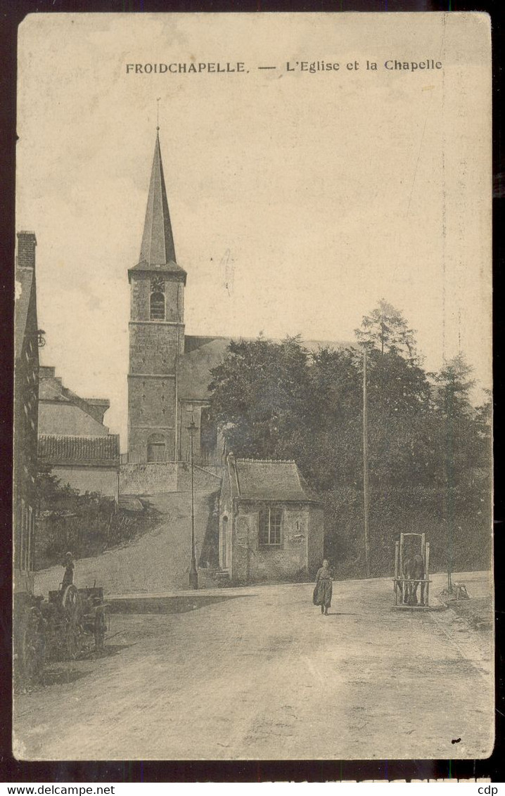 Cpa Froidchapelle   1914   Attelage - Froidchapelle