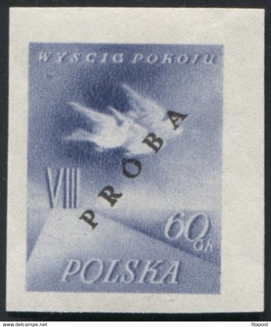 Poland 1955, Mi 905/6 VIII International Cycling Peace Race Original Proof Colour Guarantee PZF Expert Korszeń MNH** P30 - Proofs & Reprints