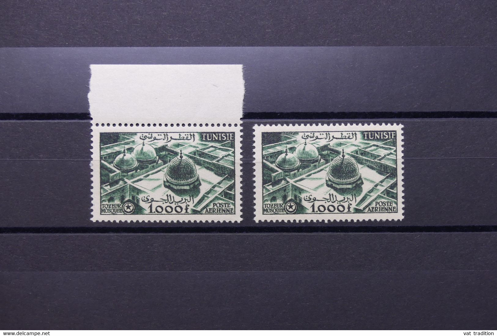 TUNISIE - N° Yvert 19 - Neufs**  2 Exemplaires Dont 1 Avec Bord De Feuille - L 82015 - Posta Aerea