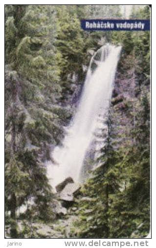 Slovaquie, Chute-cascade, Waterfall, Roháčske Vodopady. - Montagne