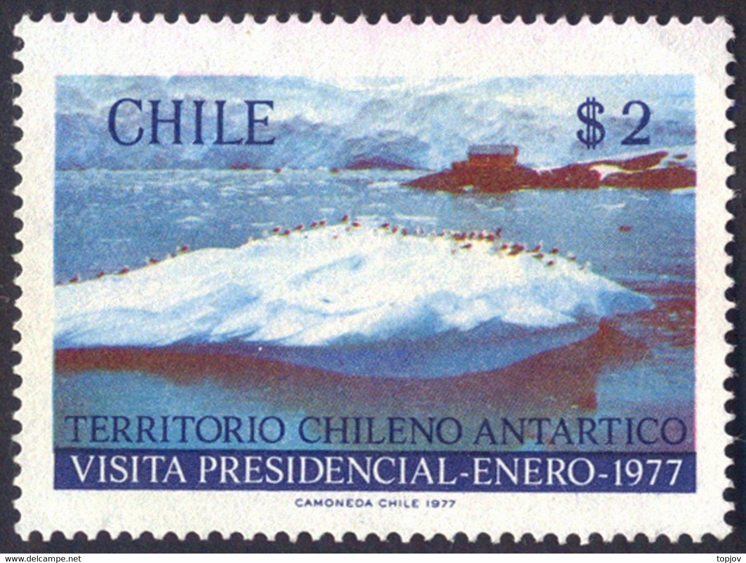 CHILE - ANTARCTIC BASE - 1977 - Traité Sur L'Antarctique