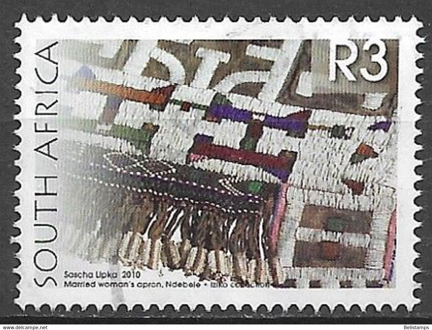 South Africa 2010. Scott #1435 (U) Ndebele Married Woman's Apron - Used Stamps