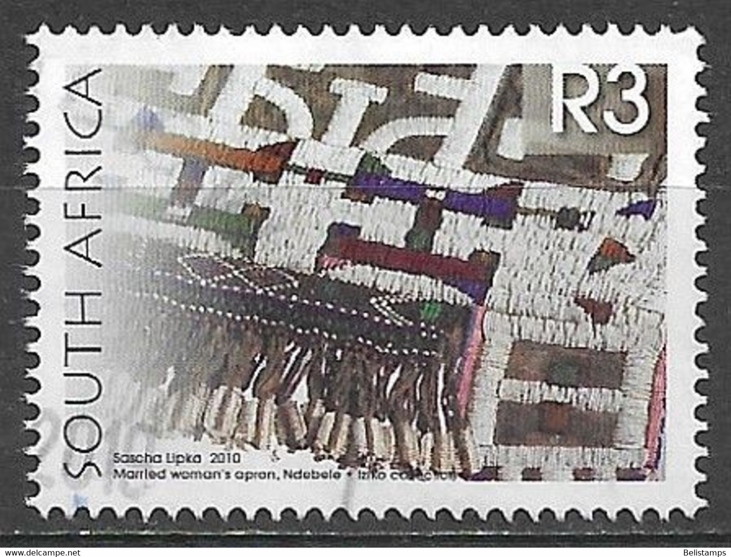 South Africa 2010. Scott #1435 (U) Ndebele Married Woman's Apron - Used Stamps