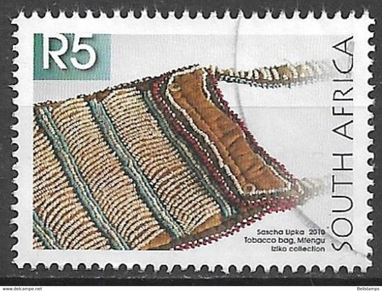 South Africa 2010. Scott #1438 (U) Mfengu Tobacco Bag - Used Stamps