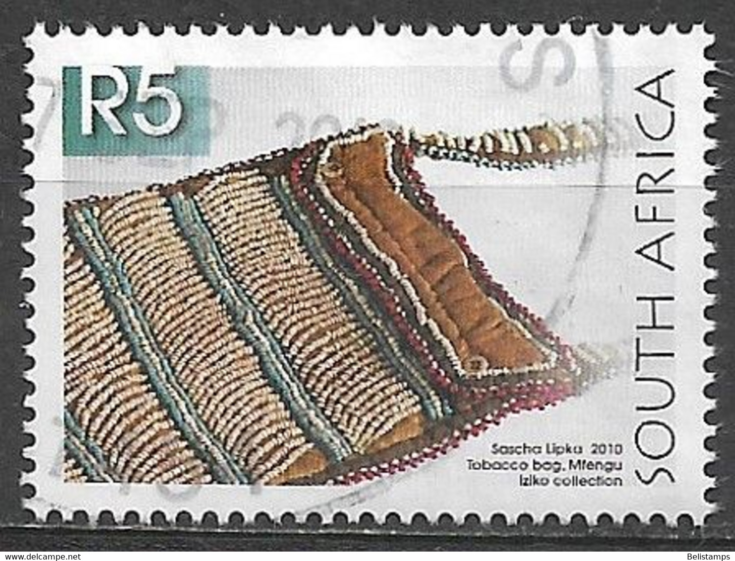 South Africa 2010. Scott #1438 (U) Mfengu Tobacco Bag - Used Stamps