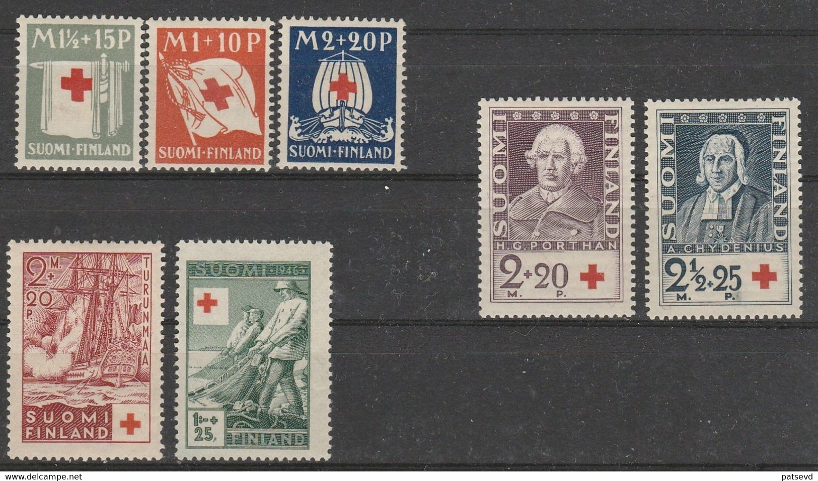 Finland Nrs 156/158,181/182 ,190, 305 * - Collections