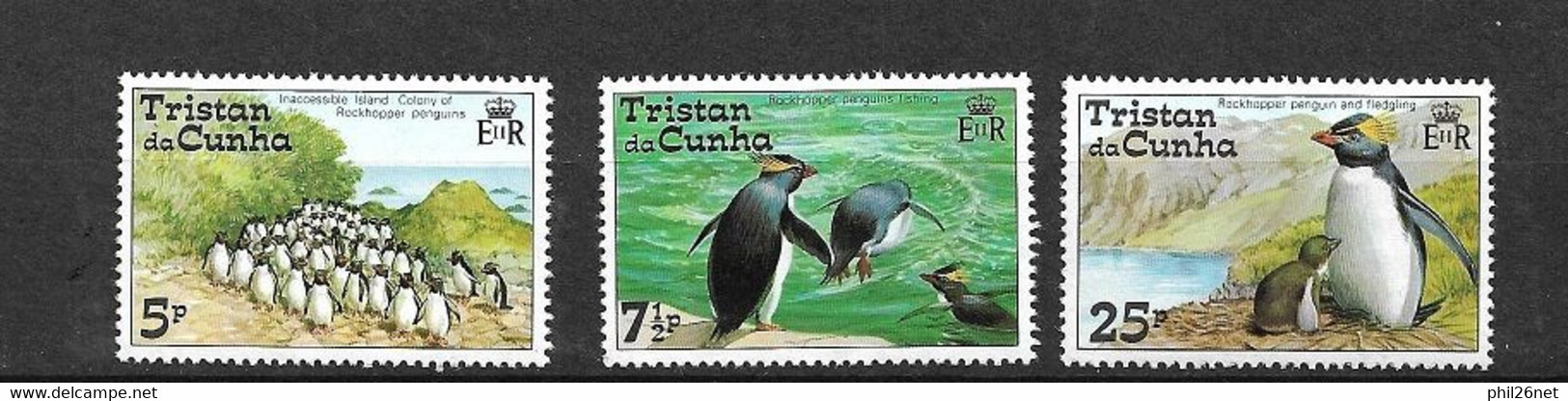 Tristan Da Cunha Michel N° 192  à  194   Neufs  * *    B/TB F   - Tristan Da Cunha