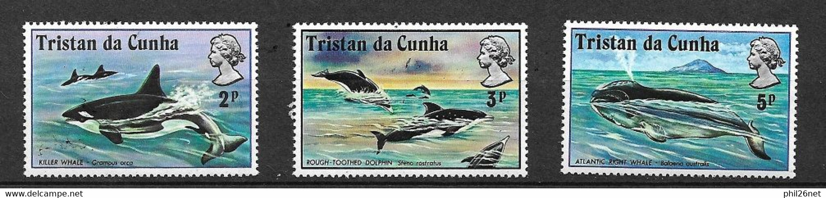 Tristan Da Cunha Michel N° 201  à  203   Neufs  * *    B/TB F   - Tristan Da Cunha