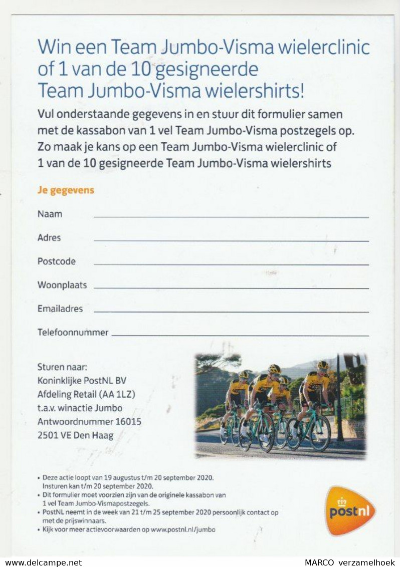 Brochure-leaflet Nederland 2020 Wielrennen Team Jumbo Visma Tour De France-giro De Italia (NL) - Ohne Zuordnung