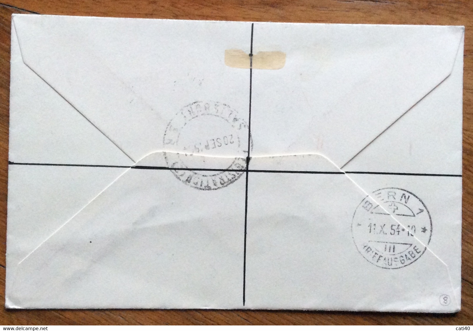 SOUTHERN RHODESIA -  REGISTERD FROM SALISBURY 20/9/1954 TO BERNE . SUISSE - Cartas & Documentos