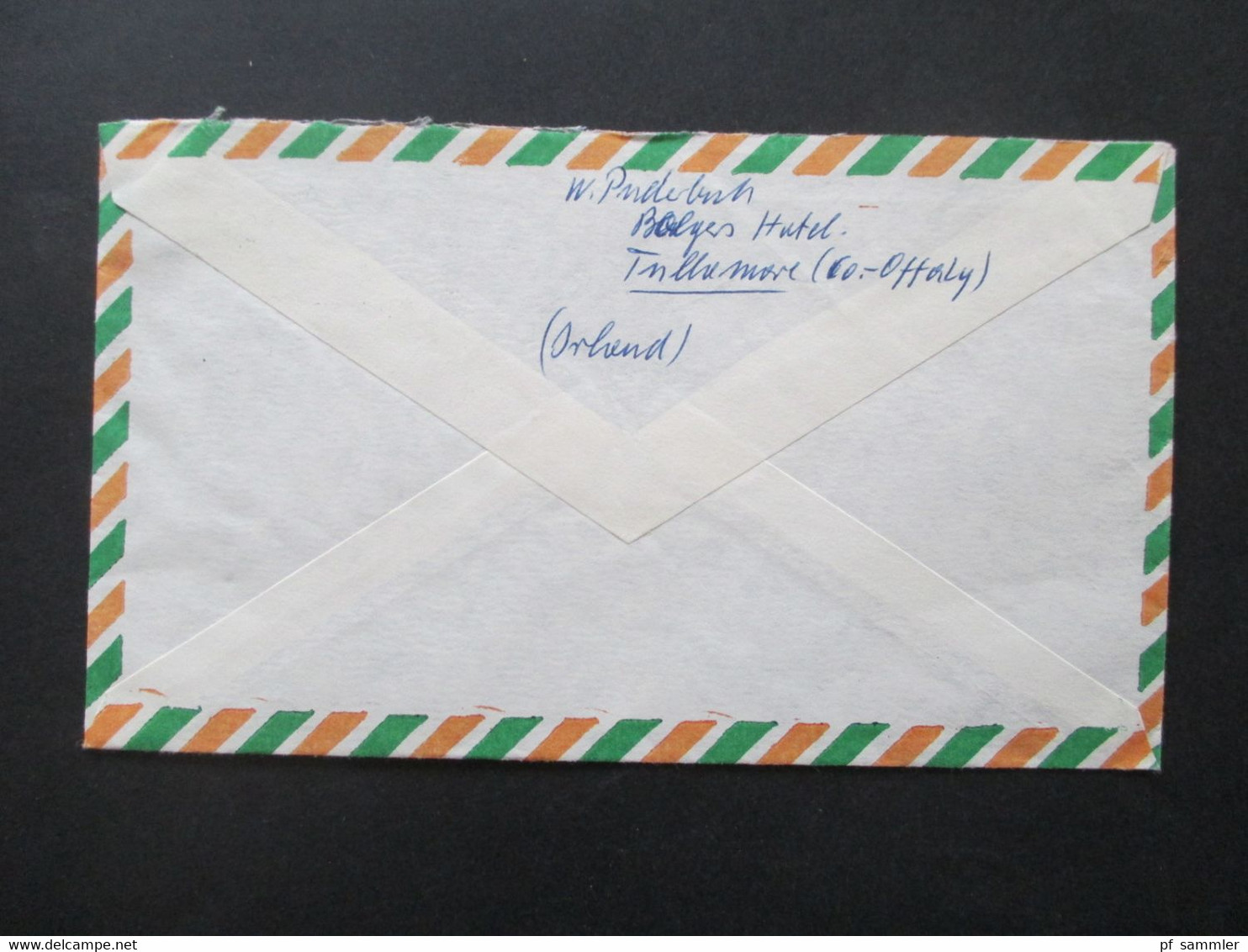 Irland / Eire 1961 Nr. 150 Und 151 MiF Tulach Mhor Nach Düsseldorf Gesendet Mit Luftpost / Air Mail - Briefe U. Dokumente