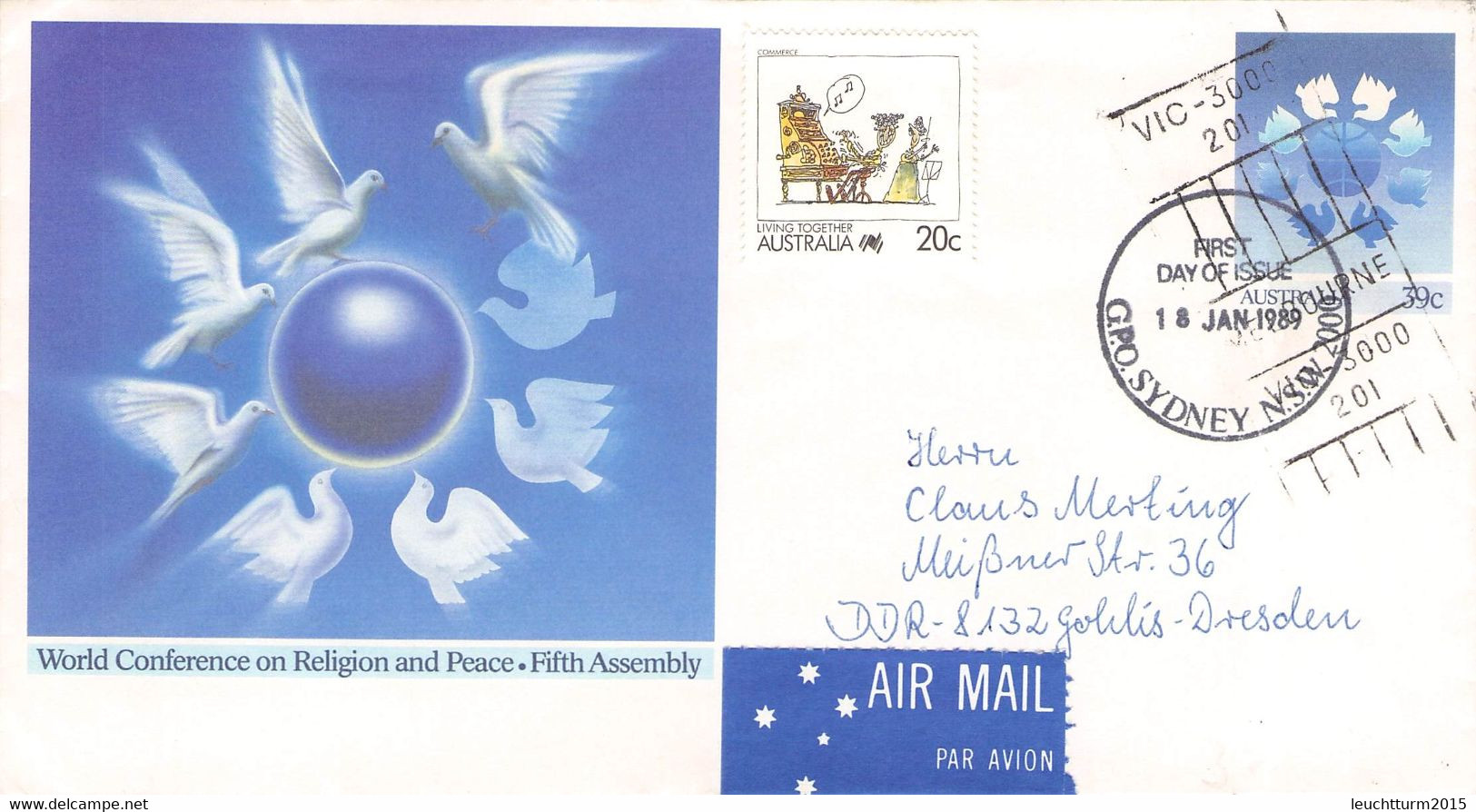 AUSTRALIA - SMALL COLLECTION FDC between 1976-1989 /G111