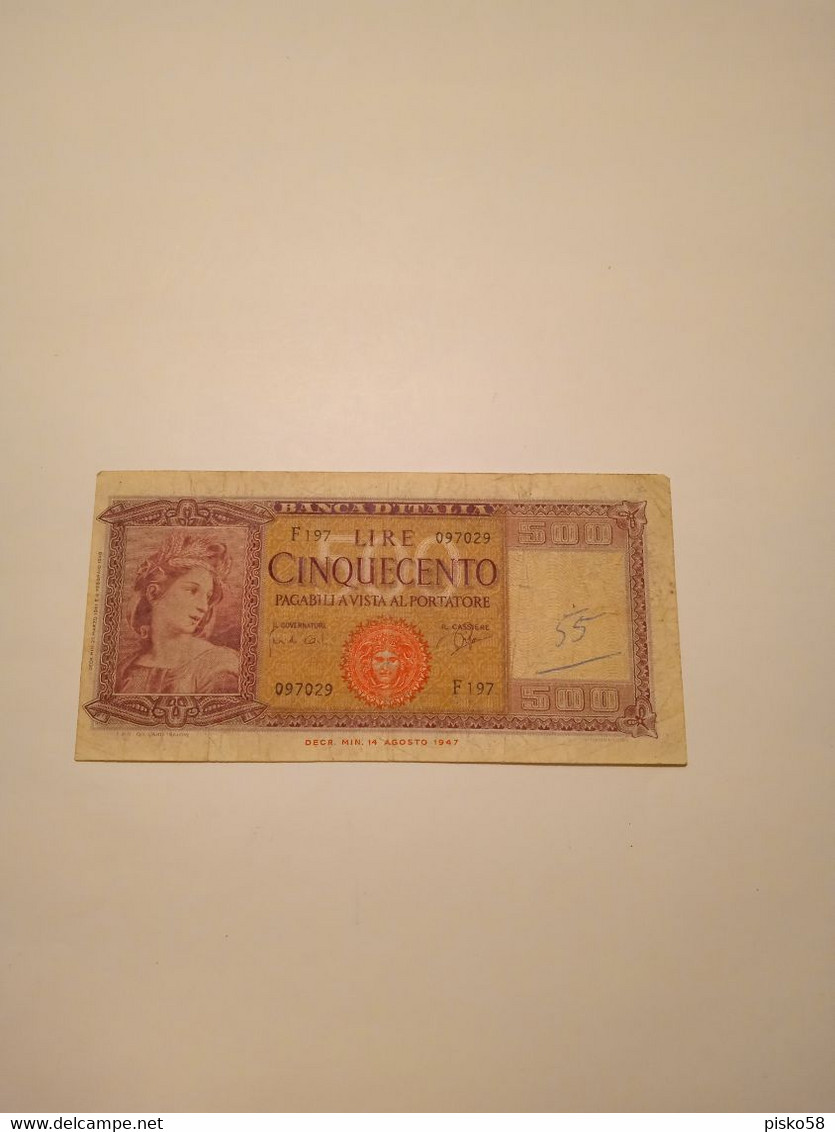 ITALIA-P 80b 500L 23/3/1961- - 500 Liras