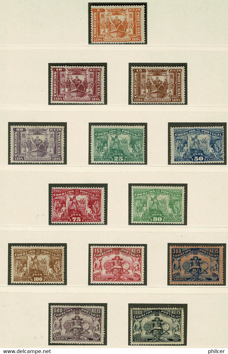 Portugal, 1894, # 98/110, MH - Unused Stamps