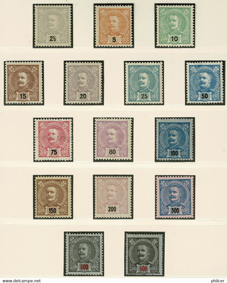 Portugal, 1895/6, # 126/39, MH - Unused Stamps