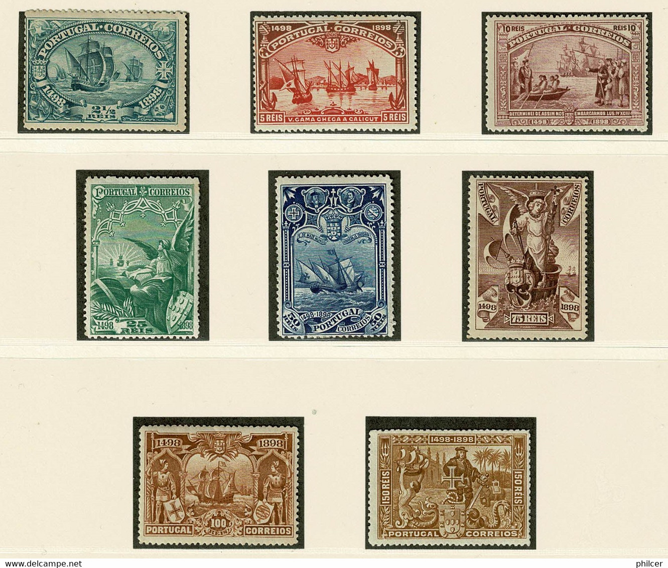 Portugal, 1898, # 148/55, MH - Unused Stamps