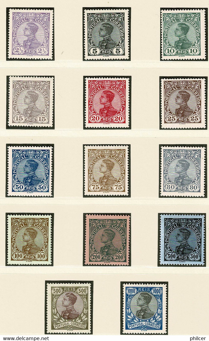 Portugal, 1910, # 156/69, MH And MNG - Nuevos