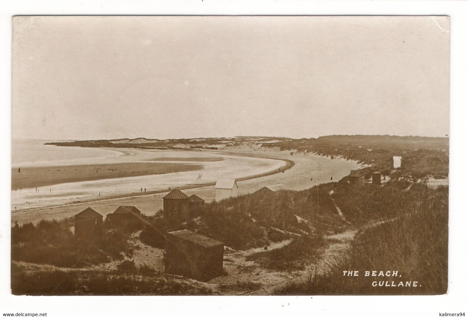 ECOSSE / GULLANE ( East Lothian ) / THE BEACH / Cachet D' Arrivée : "LE CLION-sur-MER , Loire Inférieure" De 1916 - East Lothian