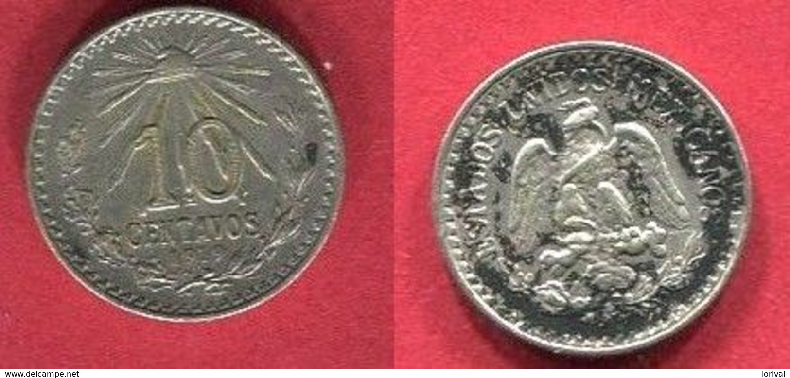 10 Centavos 1919 ( Km 429 )  TB+18 - Mexique