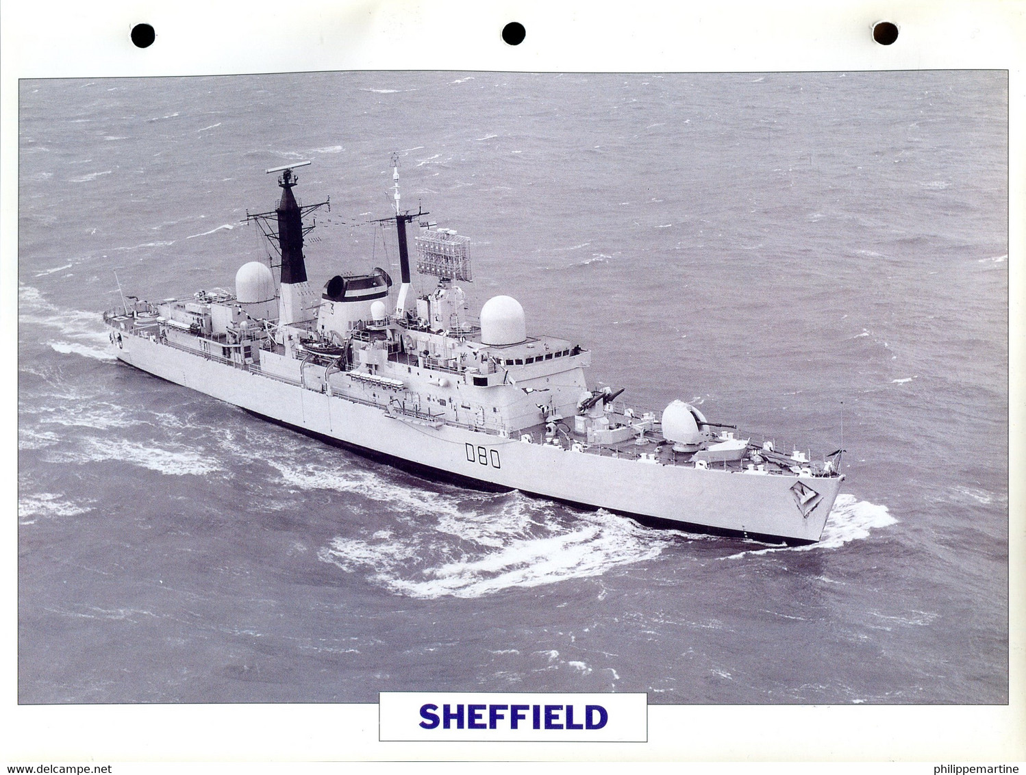 Grande Bretagne 1971 - Destroyer Lance-missiles SHEFFIELD - Schiffe