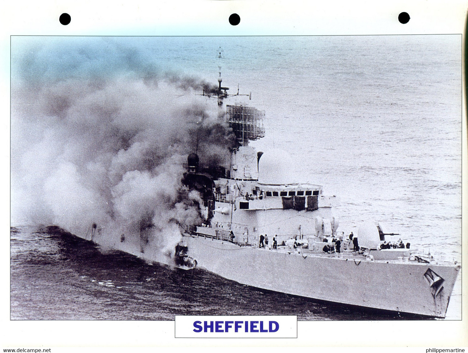 Grande Bretagne 1982 - Destroyer Lance-missiles SHEFFIELD - Bateaux