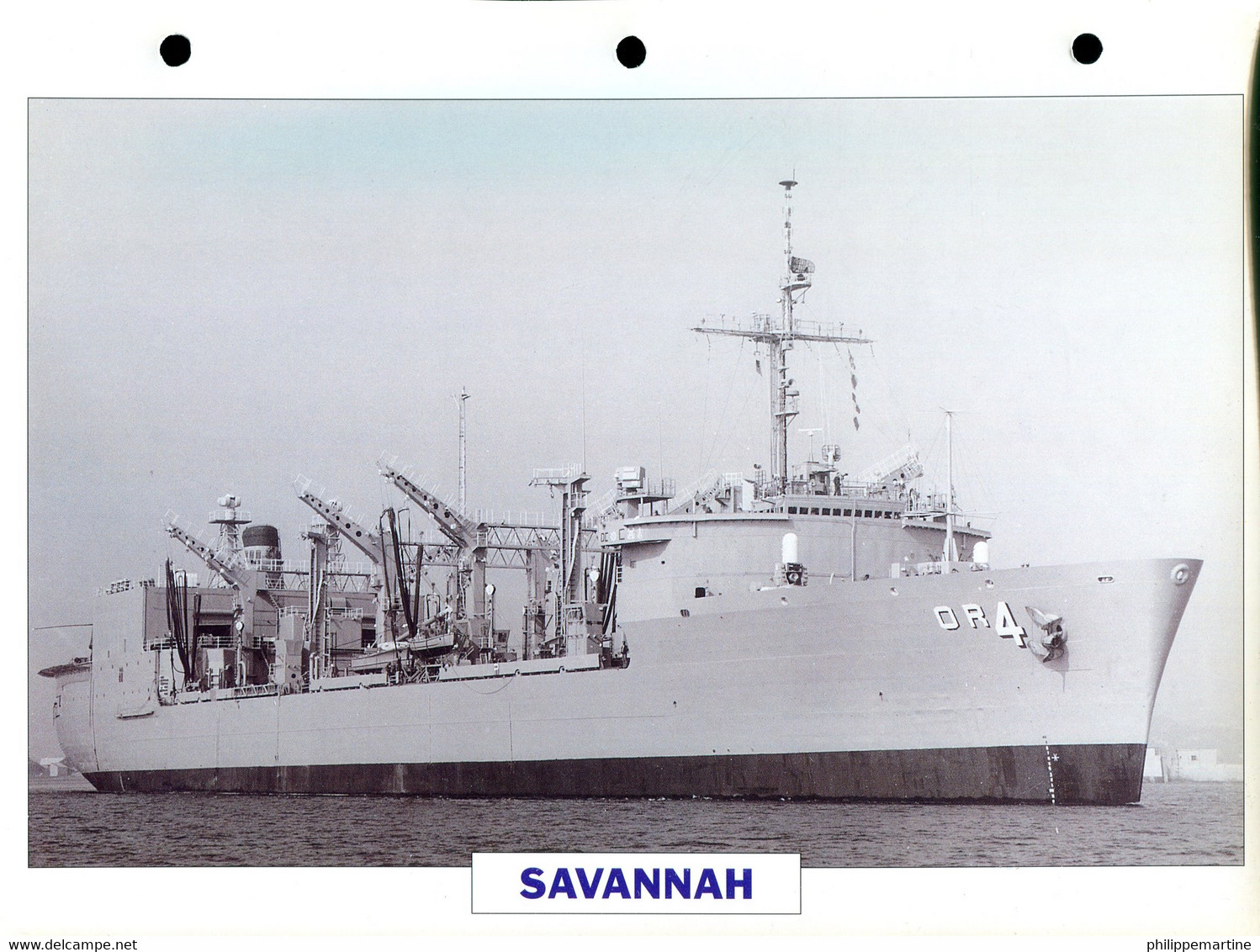 Etats Unis 1970 - Pétrolier Ravitailleur SAVANNAH - Bateaux